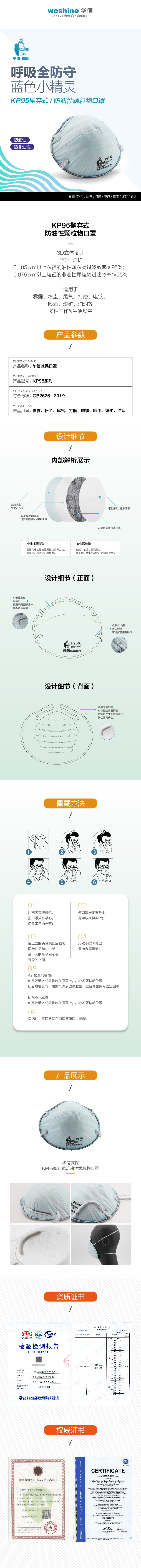 KP95口罩 防油性顆粒物
